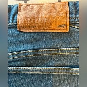 Toad & Co Wingman Lean Fit denim Jeans Mens Size 33x30 organic cotton stretch.